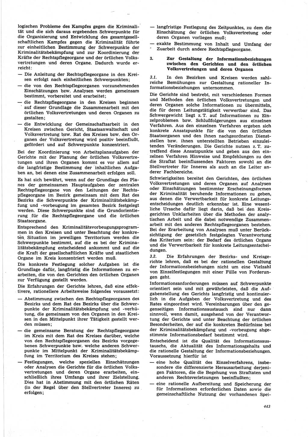Neue Justiz (NJ), Zeitschrift für Recht und Rechtswissenschaft [Deutsche Demokratische Republik (DDR)], 25. Jahrgang 1971, Seite 443 (NJ DDR 1971, S. 443)