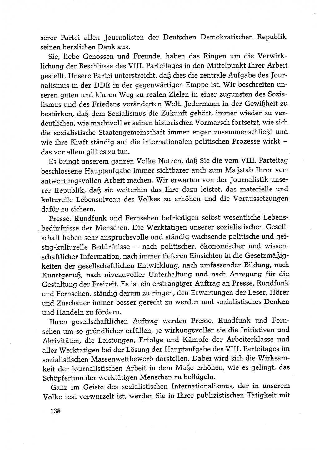 Dokumente der Sozialistischen Einheitspartei Deutschlands (SED) [Deutsche Demokratische Republik (DDR)] 1972-1973, Seite 138 (Dok. SED DDR 1972-1973, S. 138)