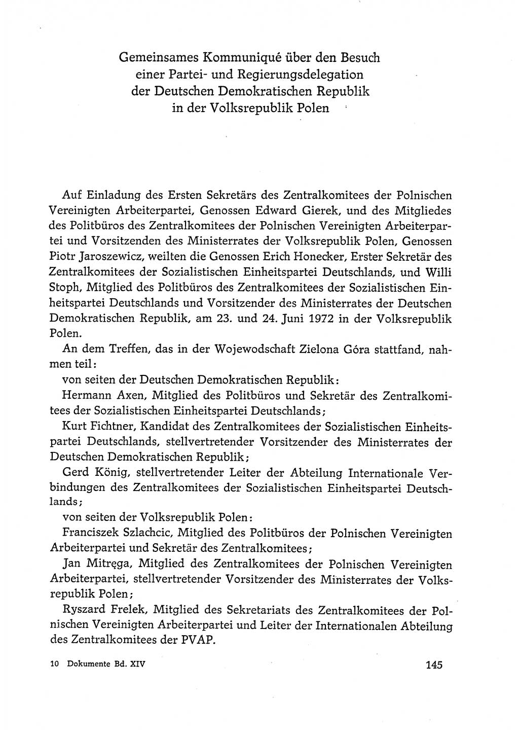 Dokumente der Sozialistischen Einheitspartei Deutschlands (SED) [Deutsche Demokratische Republik (DDR)] 1972-1973, Seite 145 (Dok. SED DDR 1972-1973, S. 145)