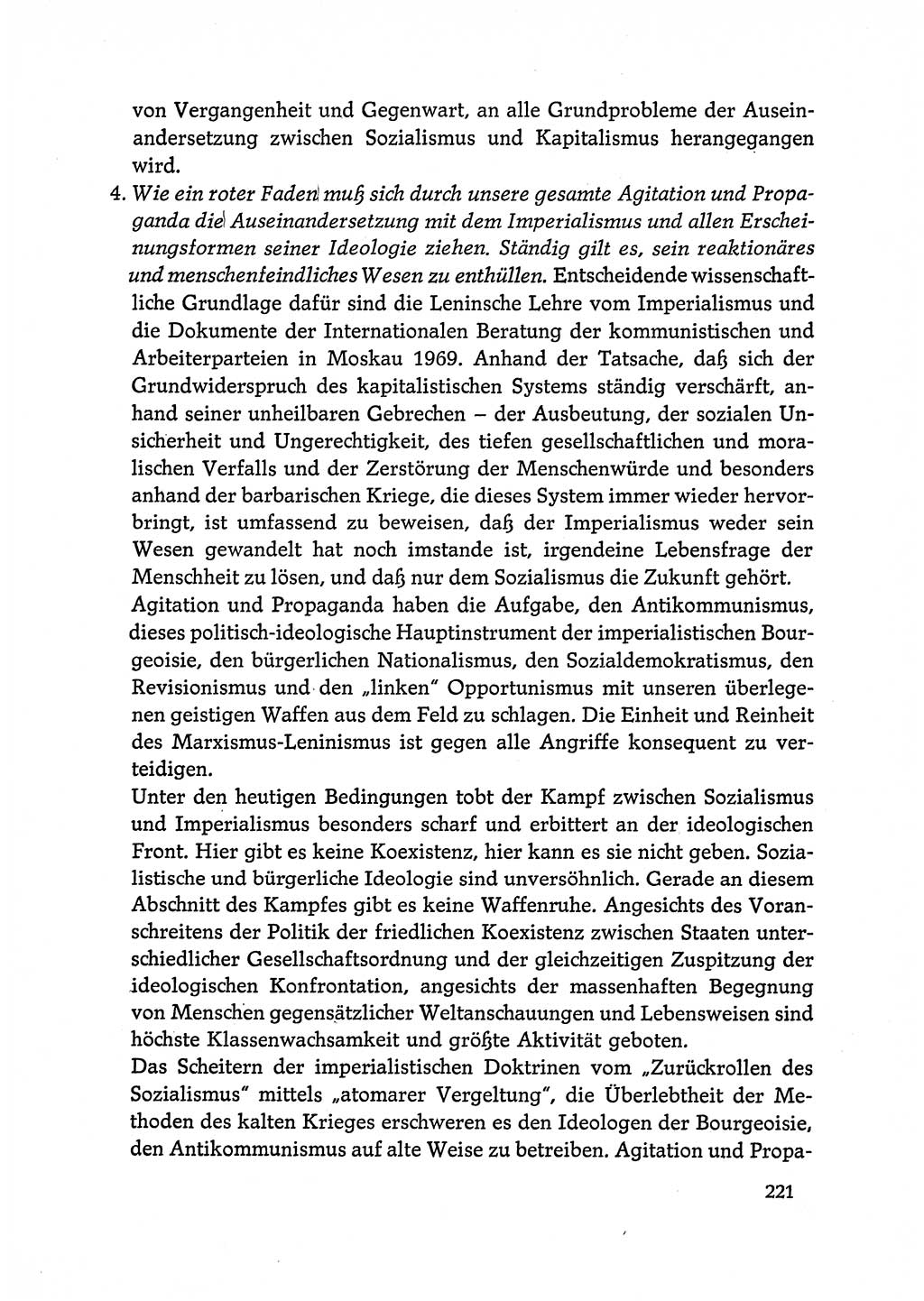 Dokumente der Sozialistischen Einheitspartei Deutschlands (SED) [Deutsche Demokratische Republik (DDR)] 1972-1973, Seite 221 (Dok. SED DDR 1972-1973, S. 221)