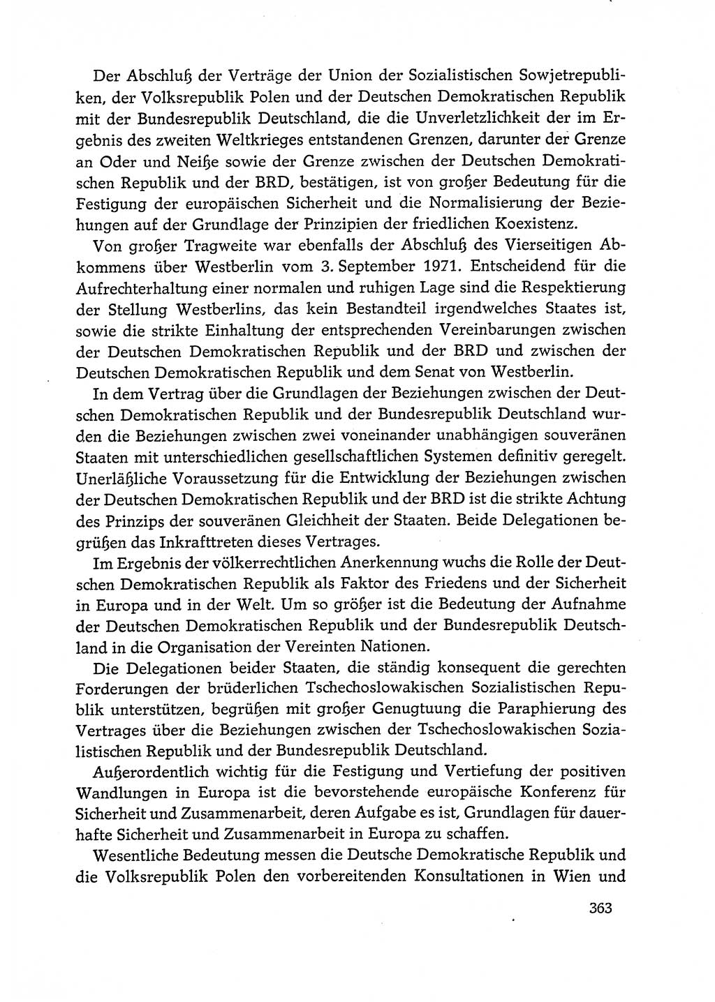 Dokumente der Sozialistischen Einheitspartei Deutschlands (SED) [Deutsche Demokratische Republik (DDR)] 1972-1973, Seite 363 (Dok. SED DDR 1972-1973, S. 363)