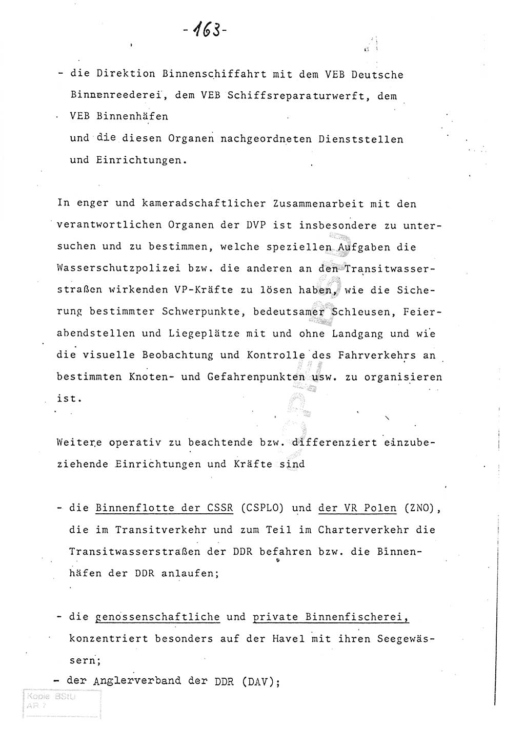 Referat (Entwurf) des Genossen Minister (Generaloberst Erich Mielke) auf der Dienstkonferenz 1972, Ministerium für Staatssicherheit (MfS) [Deutsche Demokratische Republik (DDR)], Der Minister, Geheime Verschlußsache (GVS) 008-150/72, Berlin 25.2.1972, Seite 163 (Ref. Entw. DK MfS DDR Min. GVS 008-150/72 1972, S. 163)