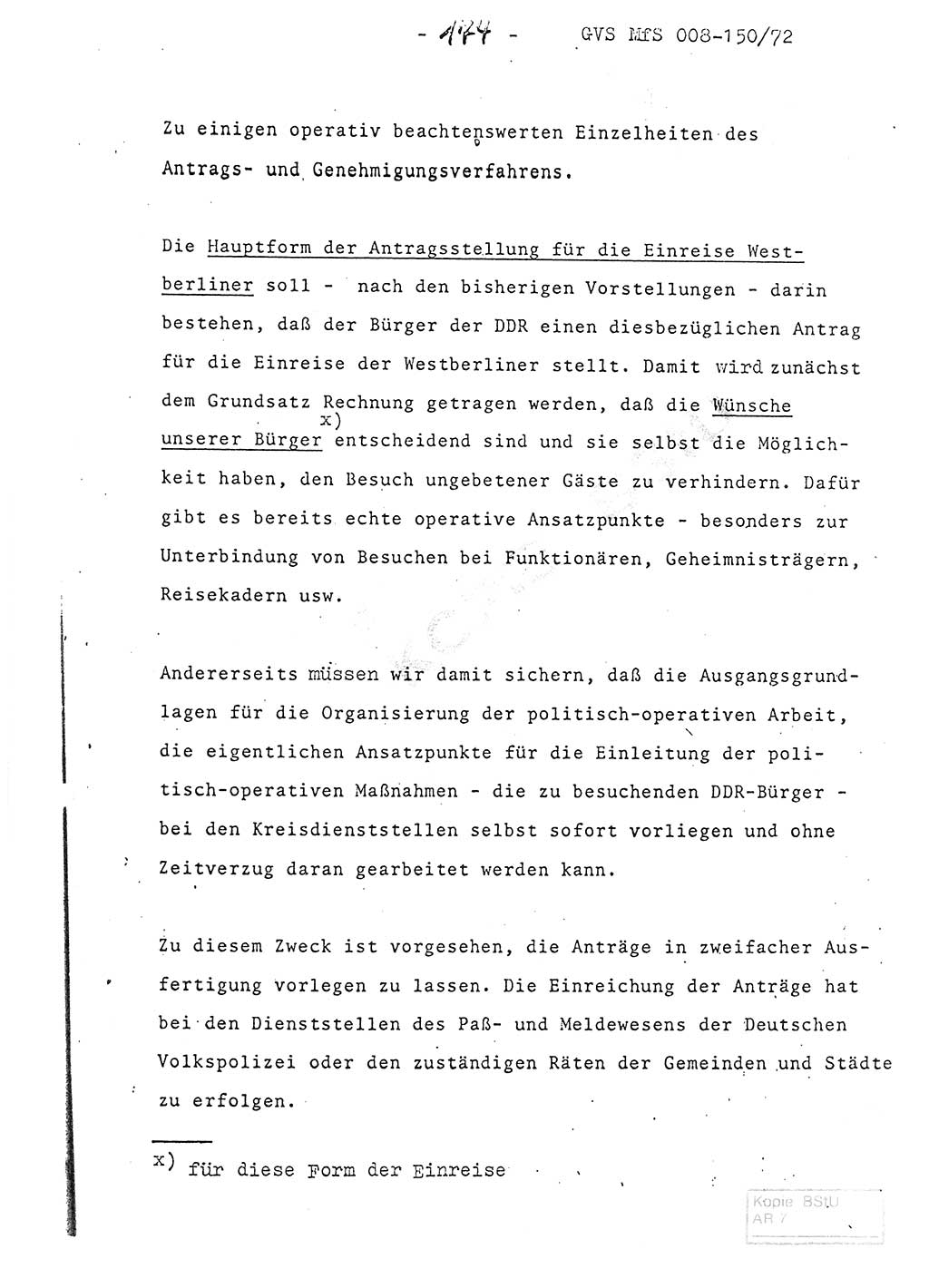 Referat (Entwurf) des Genossen Minister (Generaloberst Erich Mielke) auf der Dienstkonferenz 1972, Ministerium für Staatssicherheit (MfS) [Deutsche Demokratische Republik (DDR)], Der Minister, Geheime Verschlußsache (GVS) 008-150/72, Berlin 25.2.1972, Seite 174 (Ref. Entw. DK MfS DDR Min. GVS 008-150/72 1972, S. 174)