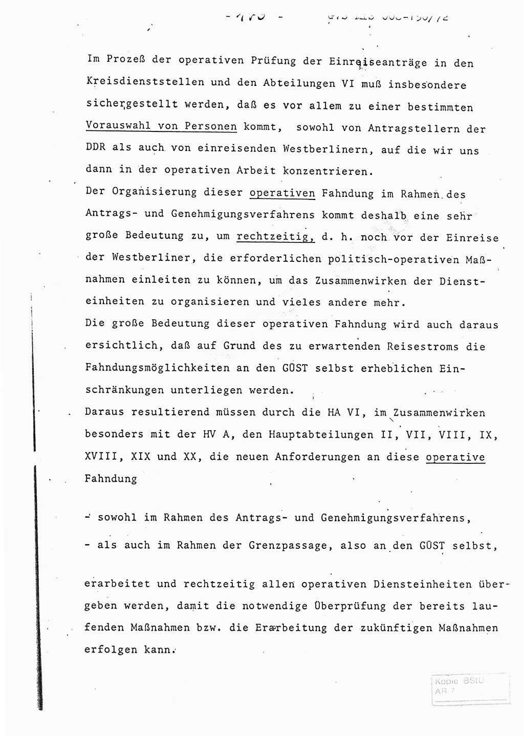 Referat (Entwurf) des Genossen Minister (Generaloberst Erich Mielke) auf der Dienstkonferenz 1972, Ministerium für Staatssicherheit (MfS) [Deutsche Demokratische Republik (DDR)], Der Minister, Geheime Verschlußsache (GVS) 008-150/72, Berlin 25.2.1972, Seite 176 (Ref. Entw. DK MfS DDR Min. GVS 008-150/72 1972, S. 176)