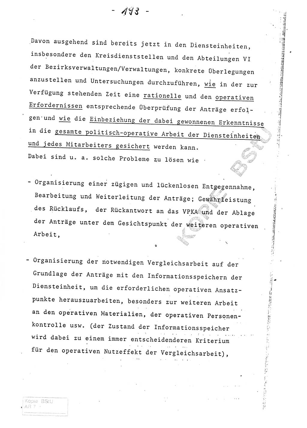 Referat (Entwurf) des Genossen Minister (Generaloberst Erich Mielke) auf der Dienstkonferenz 1972, Ministerium für Staatssicherheit (MfS) [Deutsche Demokratische Republik (DDR)], Der Minister, Geheime Verschlußsache (GVS) 008-150/72, Berlin 25.2.1972, Seite 193 (Ref. Entw. DK MfS DDR Min. GVS 008-150/72 1972, S. 193)