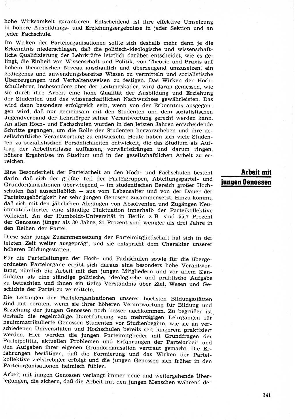 Neuer Weg (NW), Organ des Zentralkomitees (ZK) der SED (Sozialistische Einheitspartei Deutschlands) für Fragen des Parteilebens, 27. Jahrgang [Deutsche Demokratische Republik (DDR)] 1972, Seite 341 (NW ZK SED DDR 1972, S. 341)