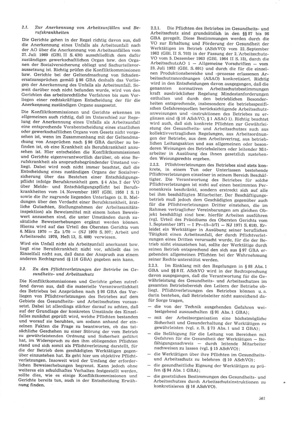 Neue Justiz (NJ), Zeitschrift für Recht und Rechtswissenschaft [Deutsche Demokratische Republik (DDR)], 26. Jahrgang 1972, Seite 565 (NJ DDR 1972, S. 565)