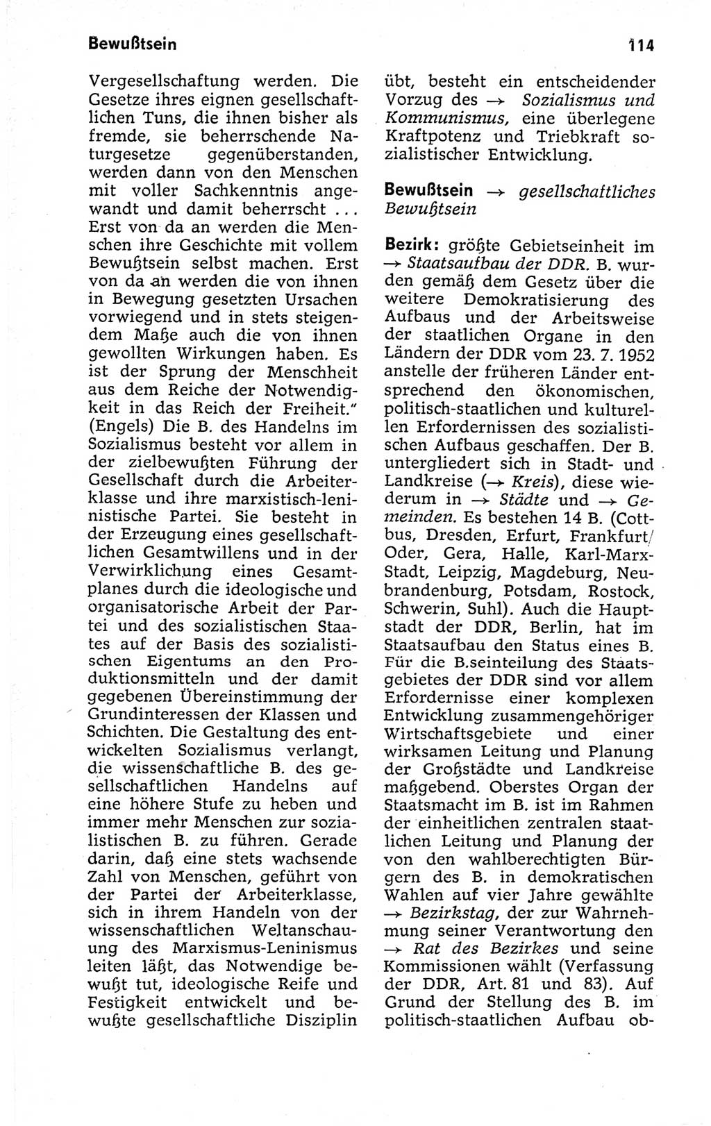 Kleines politisches Wörterbuch [Deutsche Demokratische Republik (DDR)] 1973, Seite 114 (Kl. pol. Wb. DDR 1973, S. 114)