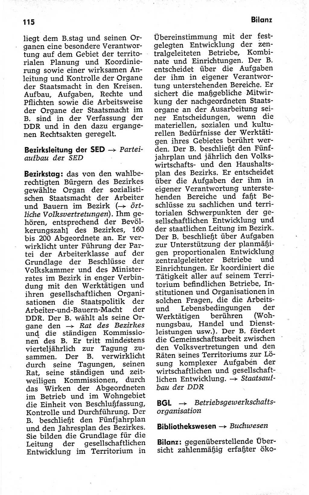 Kleines politisches Wörterbuch [Deutsche Demokratische Republik (DDR)] 1973, Seite 115 (Kl. pol. Wb. DDR 1973, S. 115)