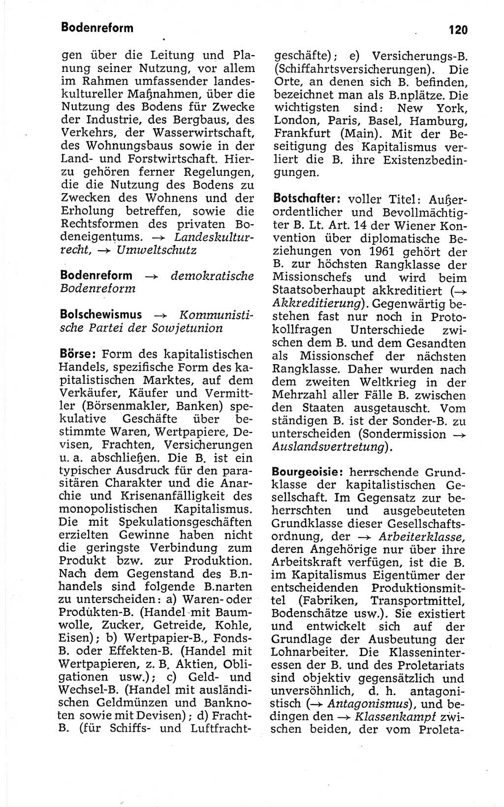 Kleines politisches Wörterbuch [Deutsche Demokratische Republik (DDR)] 1973, Seite 120 (Kl. pol. Wb. DDR 1973, S. 120)