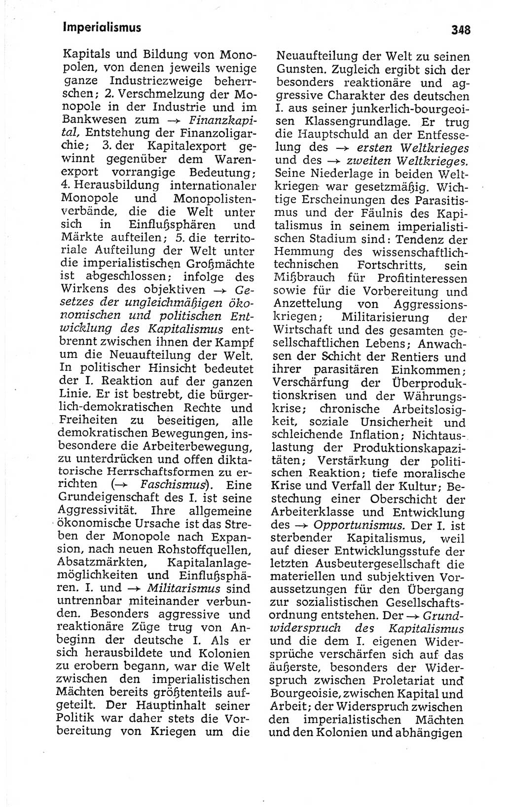Kleines politisches Wörterbuch [Deutsche Demokratische Republik (DDR)] 1973, Seite 348 (Kl. pol. Wb. DDR 1973, S. 348)