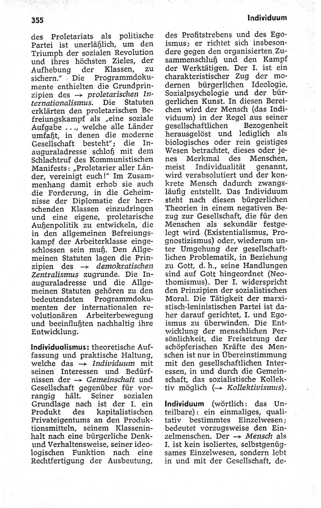 Kleines politisches Wörterbuch [Deutsche Demokratische Republik (DDR)] 1973, Seite 355 (Kl. pol. Wb. DDR 1973, S. 355)