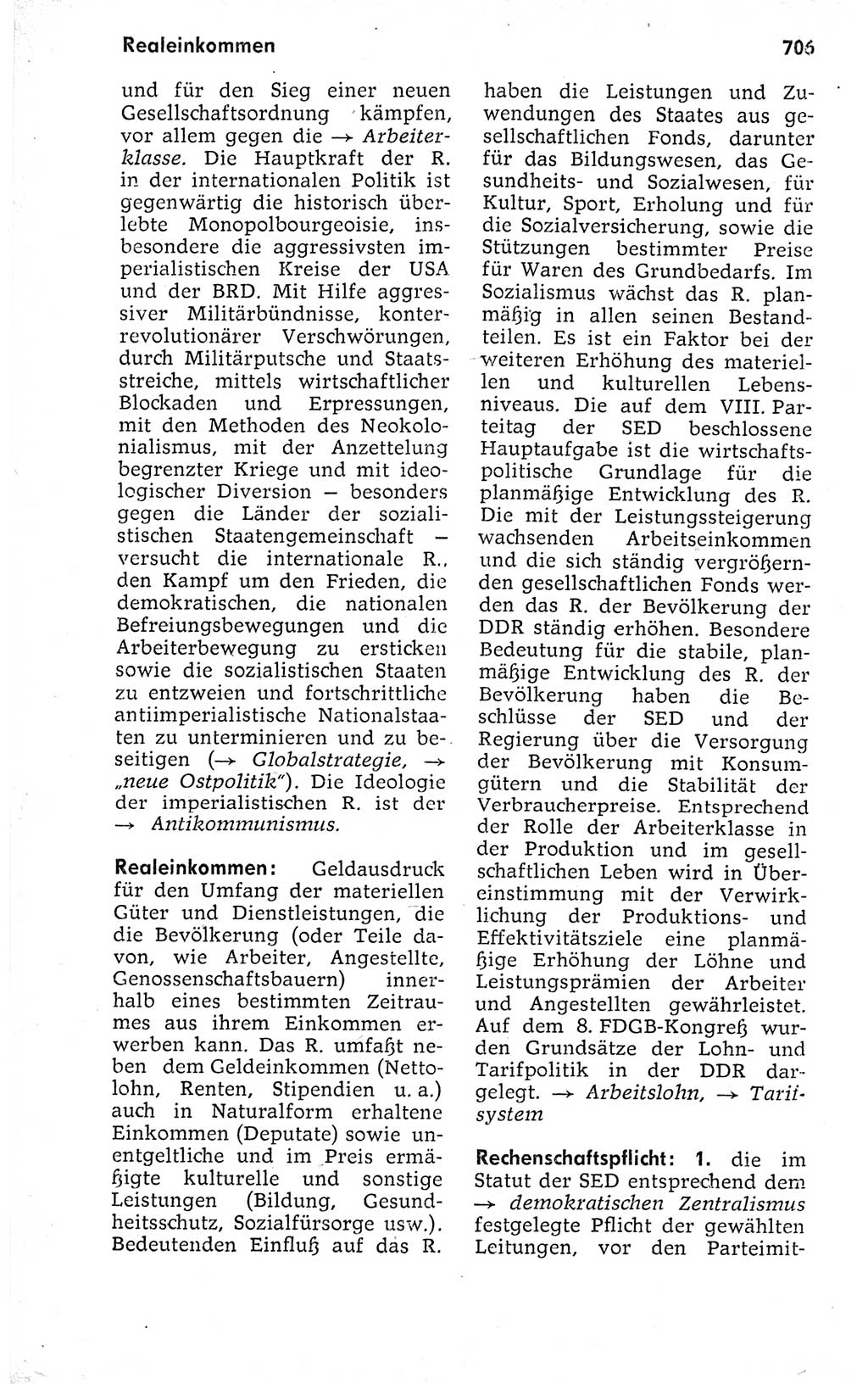Kleines politisches Wörterbuch [Deutsche Demokratische Republik (DDR)] 1973, Seite 706 (Kl. pol. Wb. DDR 1973, S. 706)