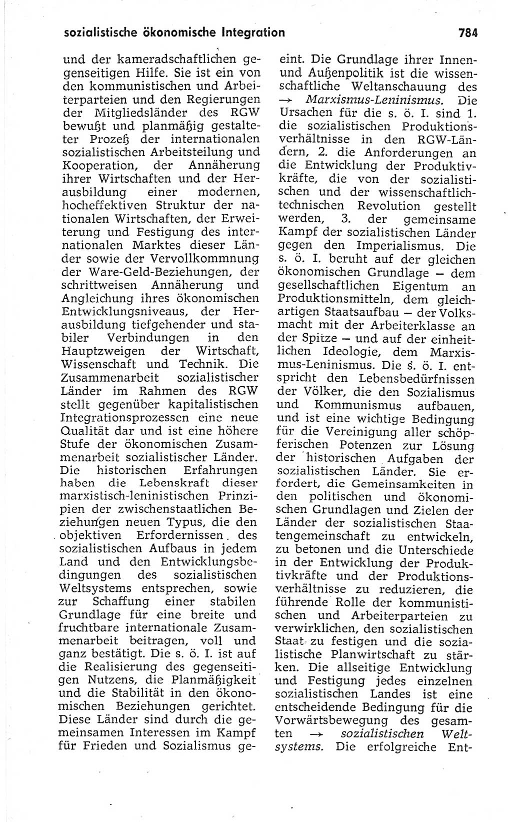 Kleines politisches Wörterbuch [Deutsche Demokratische Republik (DDR)] 1973, Seite 784 (Kl. pol. Wb. DDR 1973, S. 784)