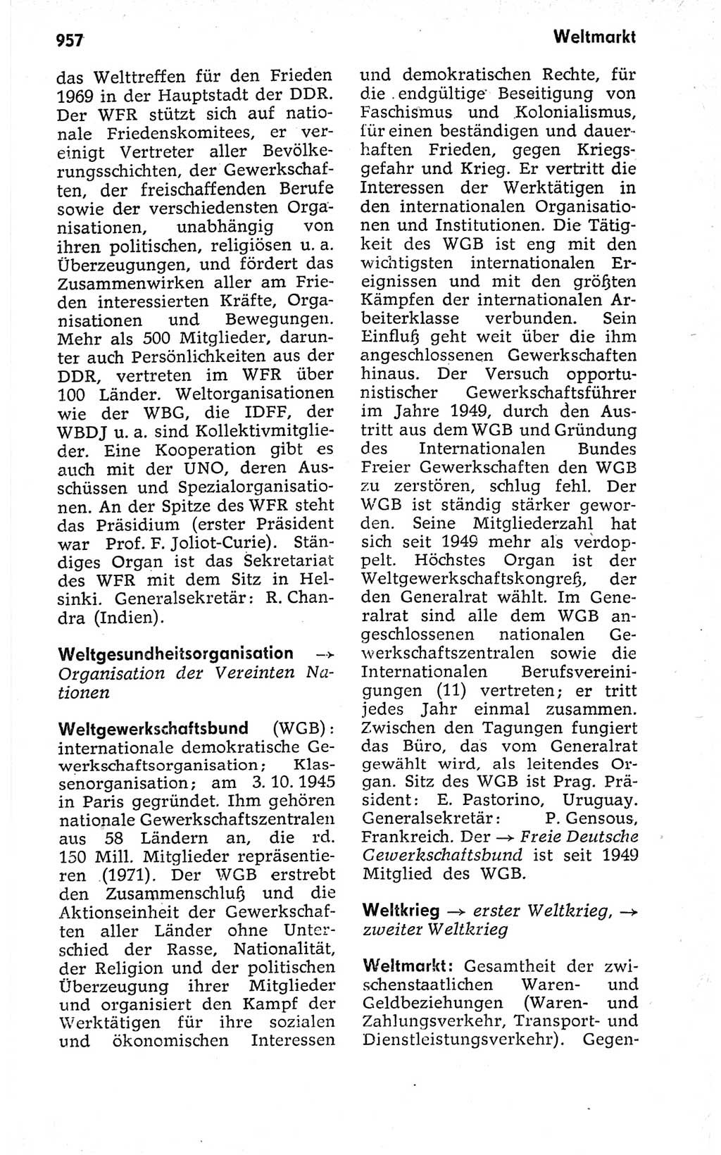 Kleines politisches Wörterbuch [Deutsche Demokratische Republik (DDR)] 1973, Seite 957 (Kl. pol. Wb. DDR 1973, S. 957)
