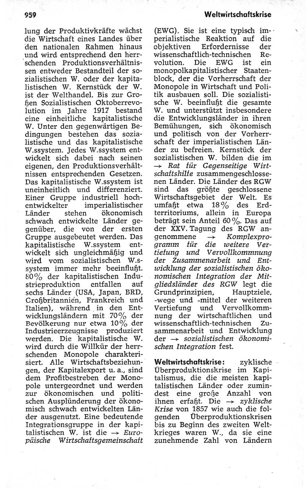 Kleines politisches Wörterbuch [Deutsche Demokratische Republik (DDR)] 1973, Seite 959 (Kl. pol. Wb. DDR 1973, S. 959)