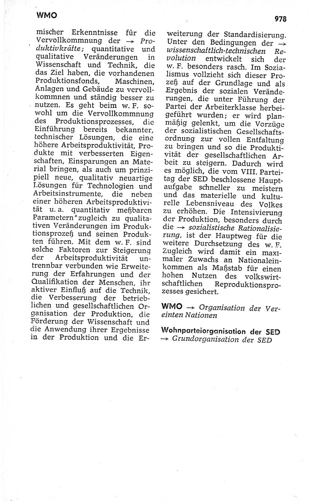 Kleines politisches Wörterbuch [Deutsche Demokratische Republik (DDR)] 1973, Seite 978 (Kl. pol. Wb. DDR 1973, S. 978)