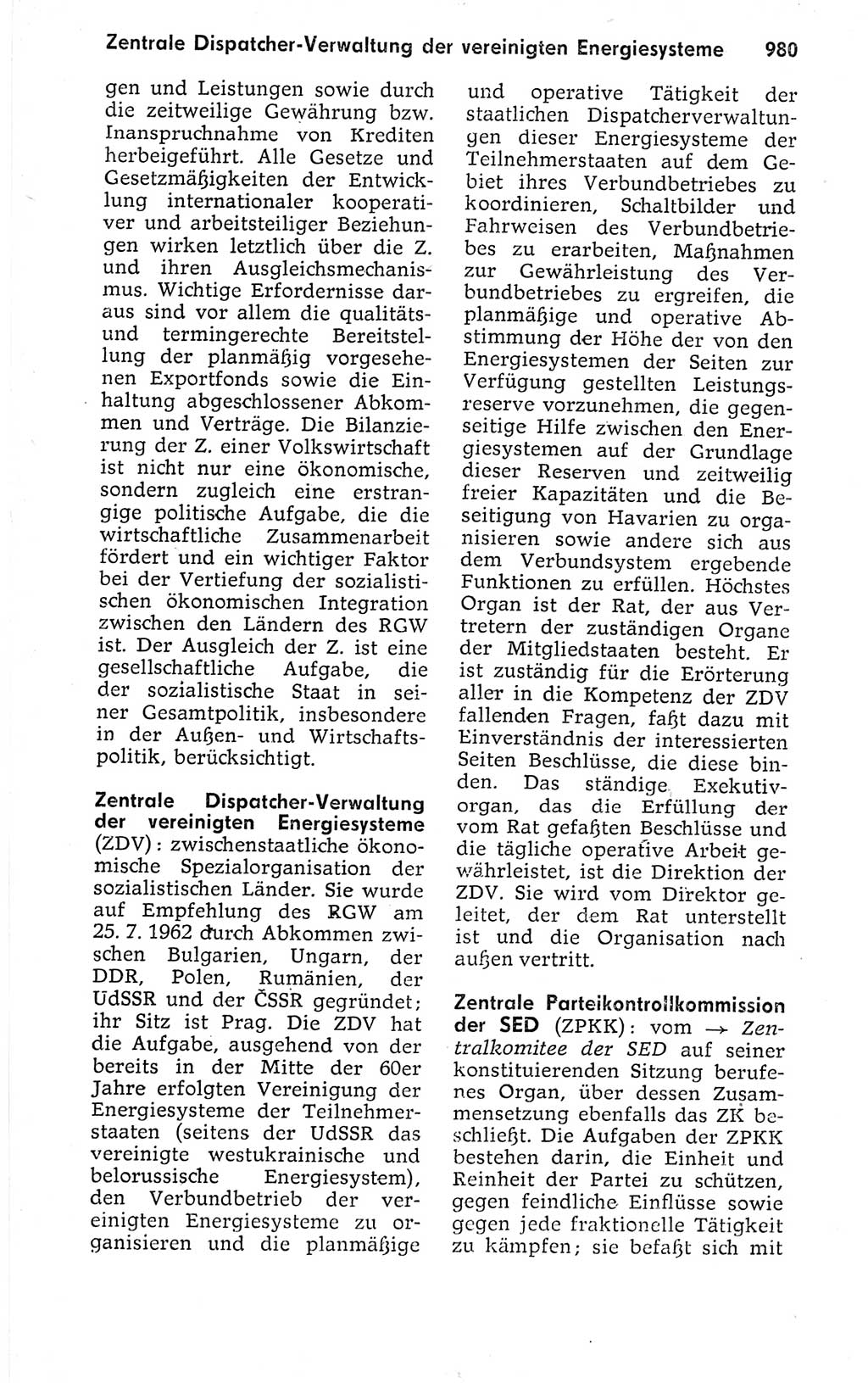 Kleines politisches Wörterbuch [Deutsche Demokratische Republik (DDR)] 1973, Seite 980 (Kl. pol. Wb. DDR 1973, S. 980)