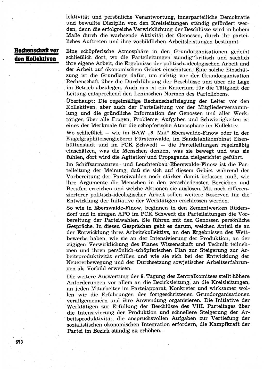 Neuer Weg (NW), Organ des Zentralkomitees (ZK) der SED (Sozialistische Einheitspartei Deutschlands) für Fragen des Parteilebens, 28. Jahrgang [Deutsche Demokratische Republik (DDR)] 1973, Seite 678 (NW ZK SED DDR 1973, S. 678)