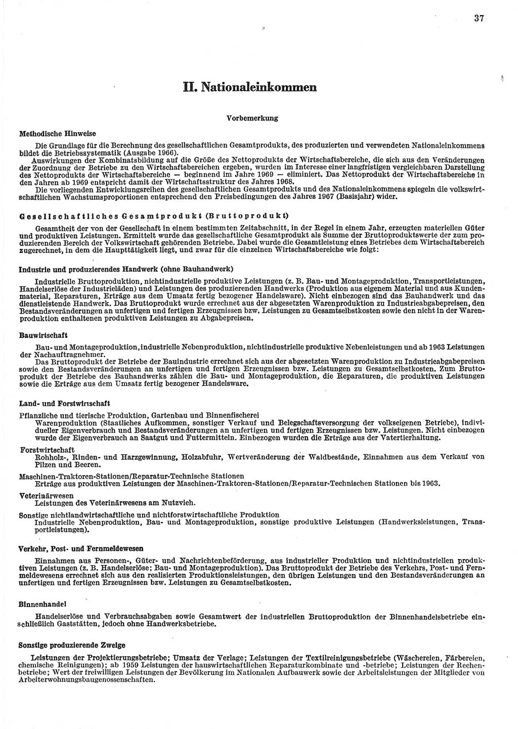 Statistisches Jahrbuch der Deutschen Demokratischen Republik (DDR) 1973, Seite 37 (Stat. Jb. DDR 1973, S. 37)