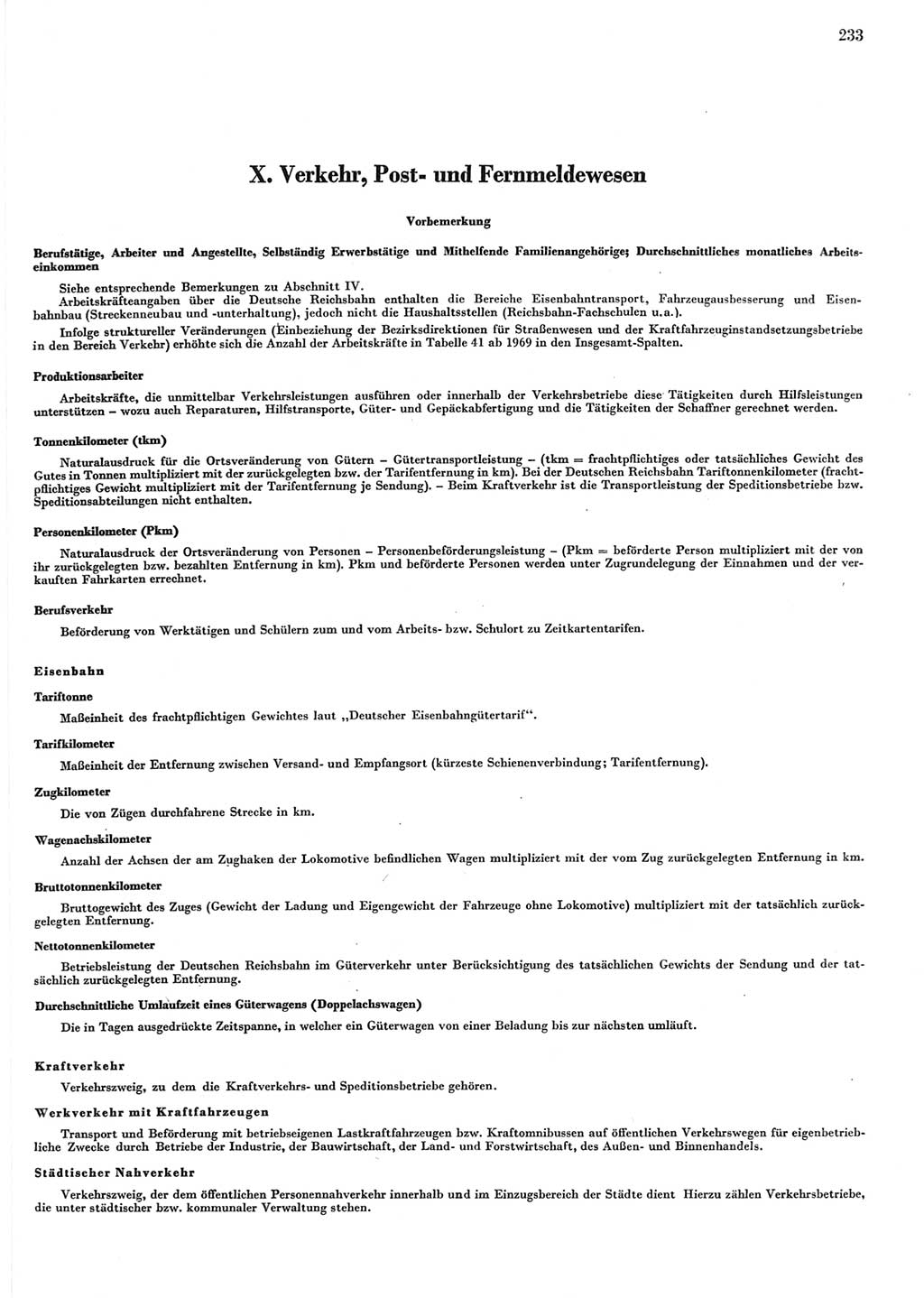 Statistisches Jahrbuch der Deutschen Demokratischen Republik (DDR) 1973, Seite 233 (Stat. Jb. DDR 1973, S. 233)