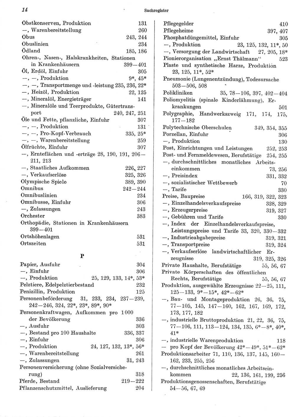 Statistisches Jahrbuch der Deutschen Demokratischen Republik (DDR) 1973, Seite 14 (Stat. Jb. DDR 1973, S. 14)