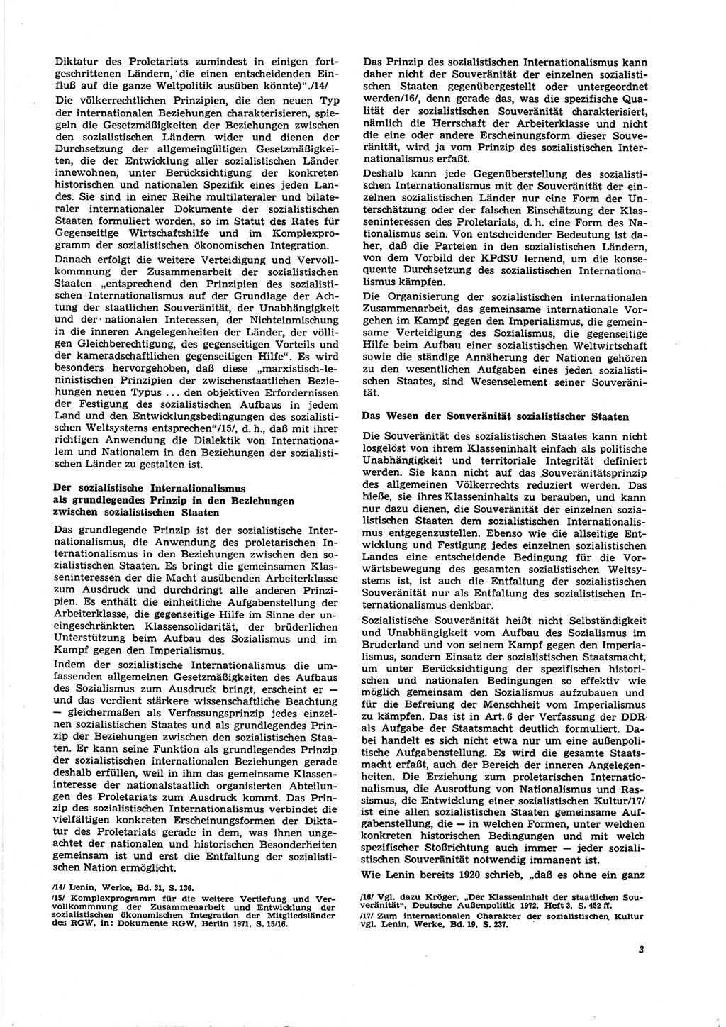 Neue Justiz (NJ), Zeitschrift für Recht und Rechtswissenschaft [Deutsche Demokratische Republik (DDR)], 27. Jahrgang 1973, Seite 3 (NJ DDR 1973, S. 3)