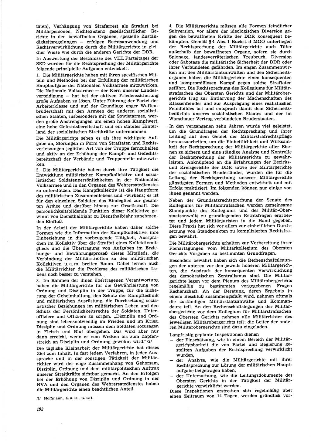 Neue Justiz (NJ), Zeitschrift für Recht und Rechtswissenschaft [Deutsche Demokratische Republik (DDR)], 27. Jahrgang 1973, Seite 192 (NJ DDR 1973, S. 192)
