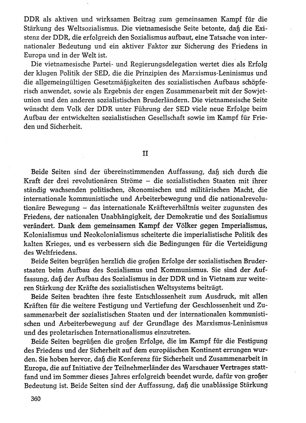 Dokumente der Sozialistischen Einheitspartei Deutschlands (SED) [Deutsche Demokratische Republik (DDR)] 1974-1975, Seite 360 (Dok. SED DDR 1978, Bd. ⅩⅤ, S. 360)