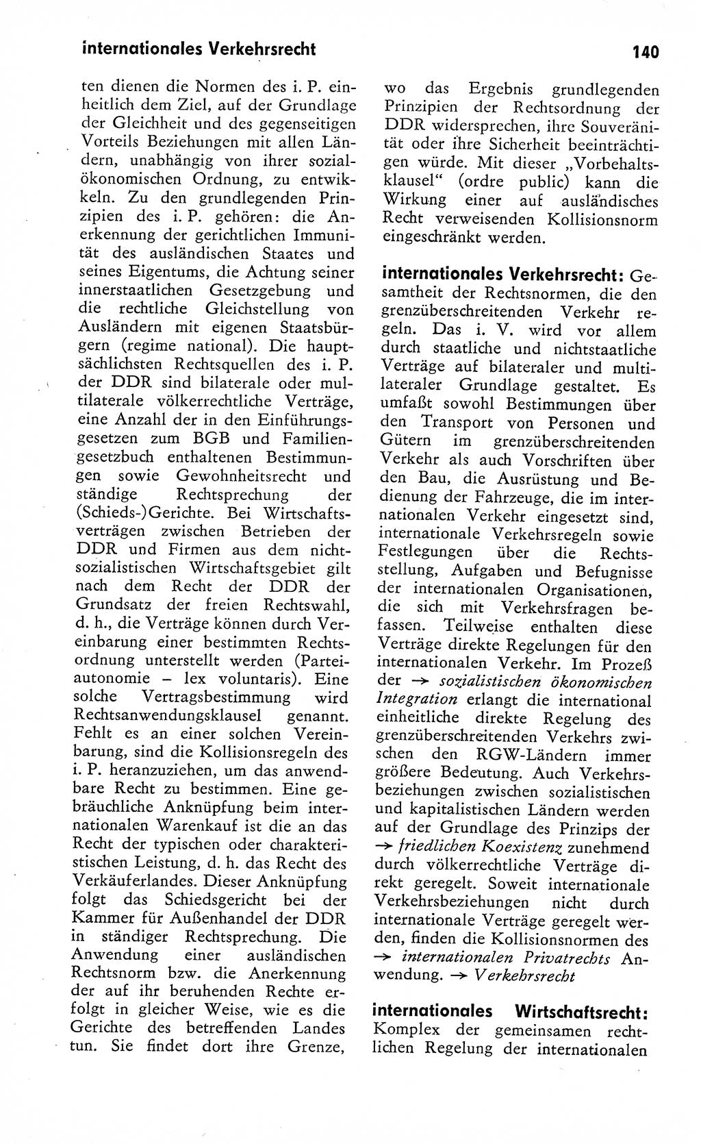 Wörterbuch zum sozialistischen Staat [Deutsche Demokratische Republik (DDR)] 1974, Seite 140 (Wb. soz. St. DDR 1974, S. 140)