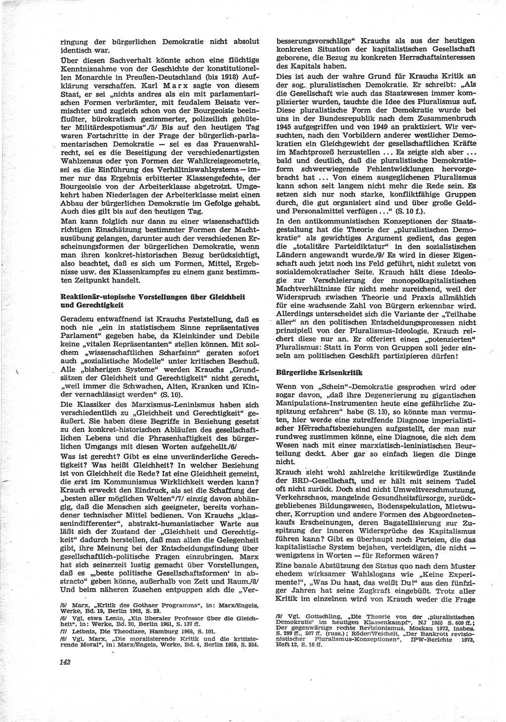 Neue Justiz (NJ), Zeitschrift für Recht und Rechtswissenschaft [Deutsche Demokratische Republik (DDR)], 28. Jahrgang 1974, Seite 142 (NJ DDR 1974, S. 142)