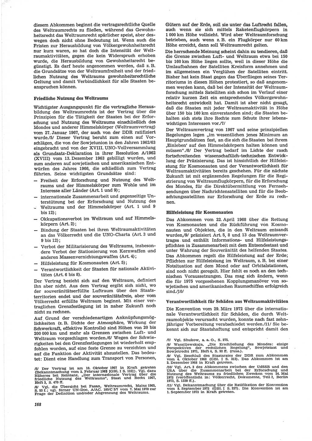 Neue Justiz (NJ), Zeitschrift für Recht und Rechtswissenschaft [Deutsche Demokratische Republik (DDR)], 28. Jahrgang 1974, Seite 168 (NJ DDR 1974, S. 168)