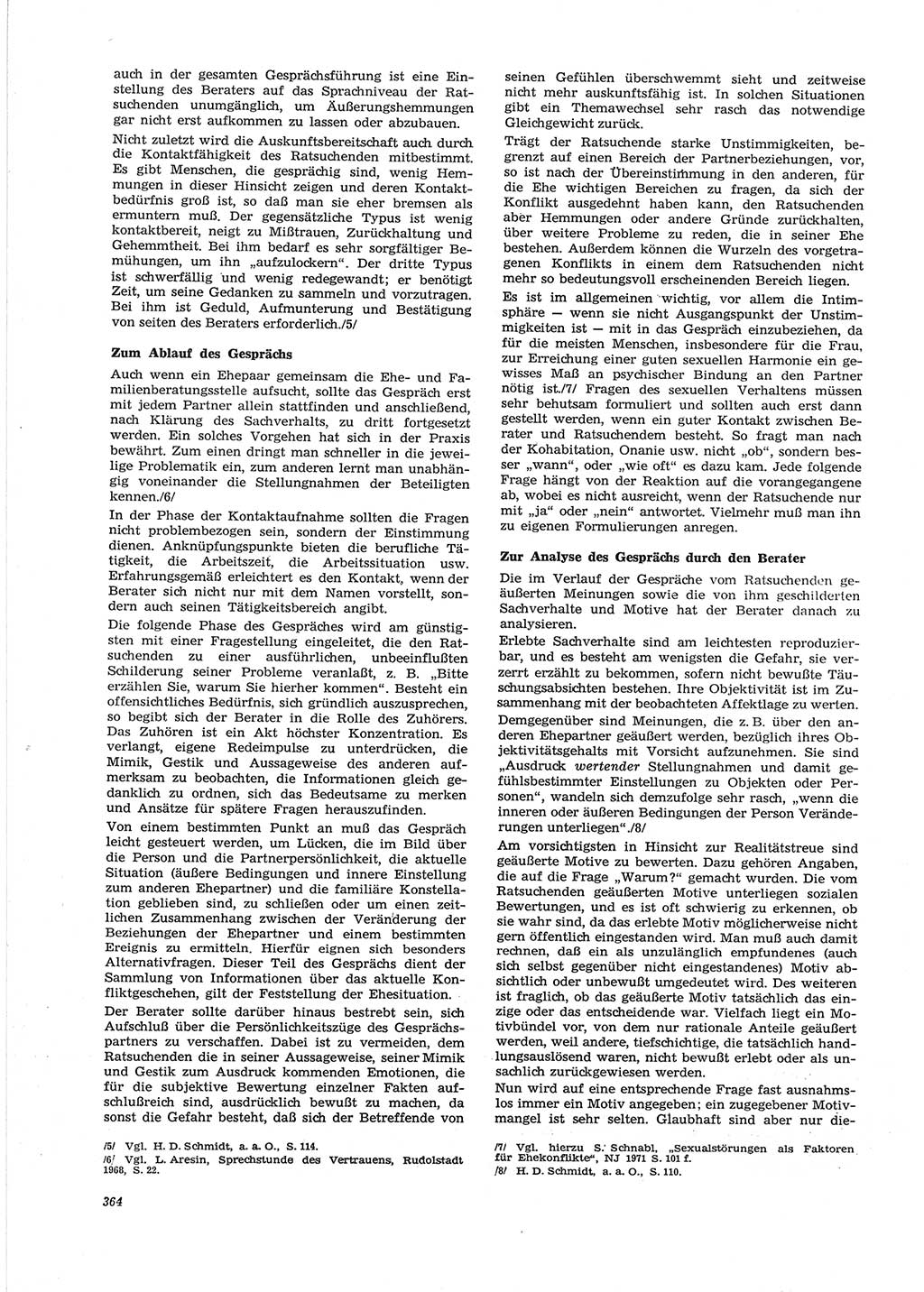 Neue Justiz (NJ), Zeitschrift für Recht und Rechtswissenschaft [Deutsche Demokratische Republik (DDR)], 28. Jahrgang 1974, Seite 364 (NJ DDR 1974, S. 364)