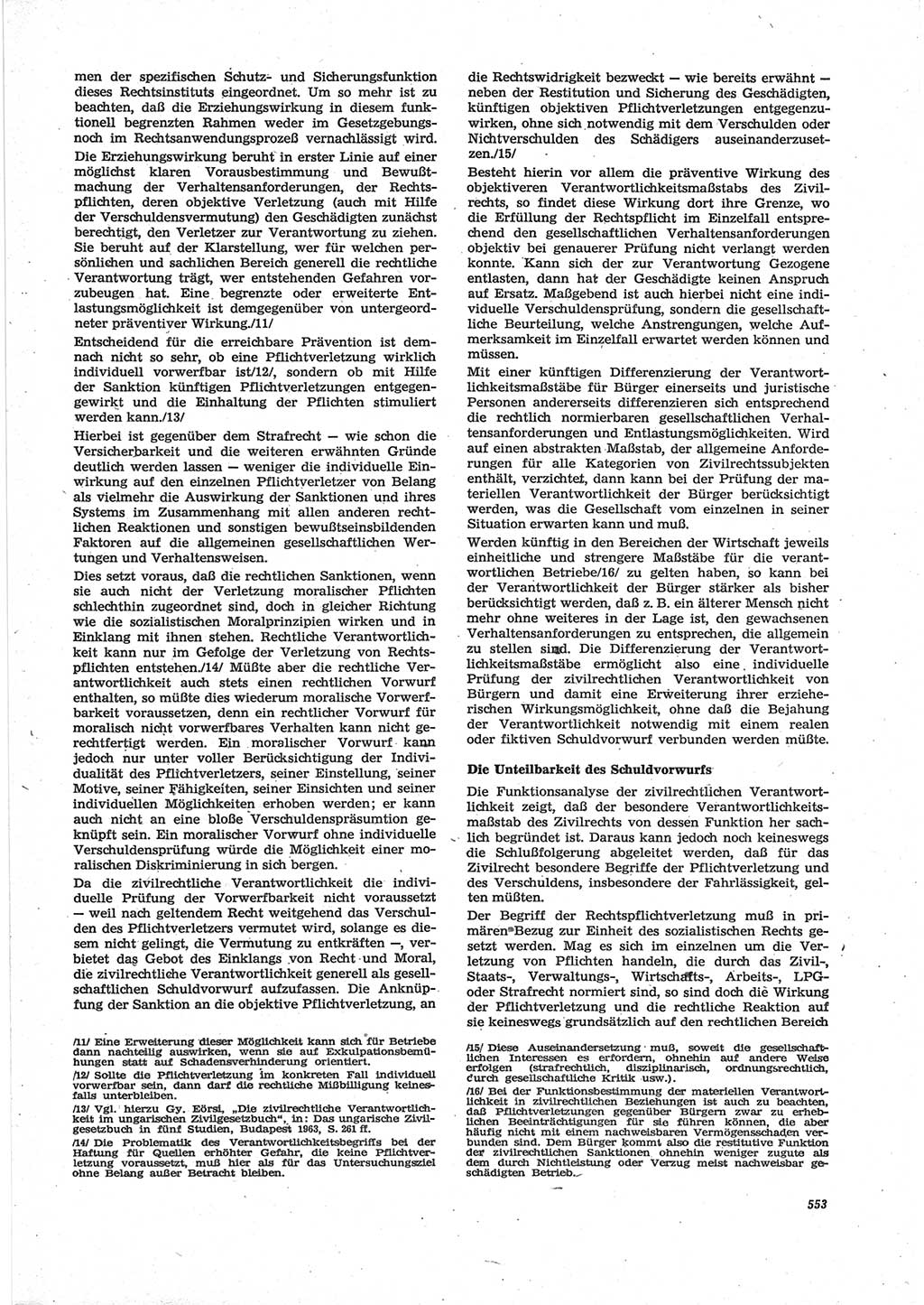 Neue Justiz (NJ), Zeitschrift für Recht und Rechtswissenschaft [Deutsche Demokratische Republik (DDR)], 28. Jahrgang 1974, Seite 553 (NJ DDR 1974, S. 553)