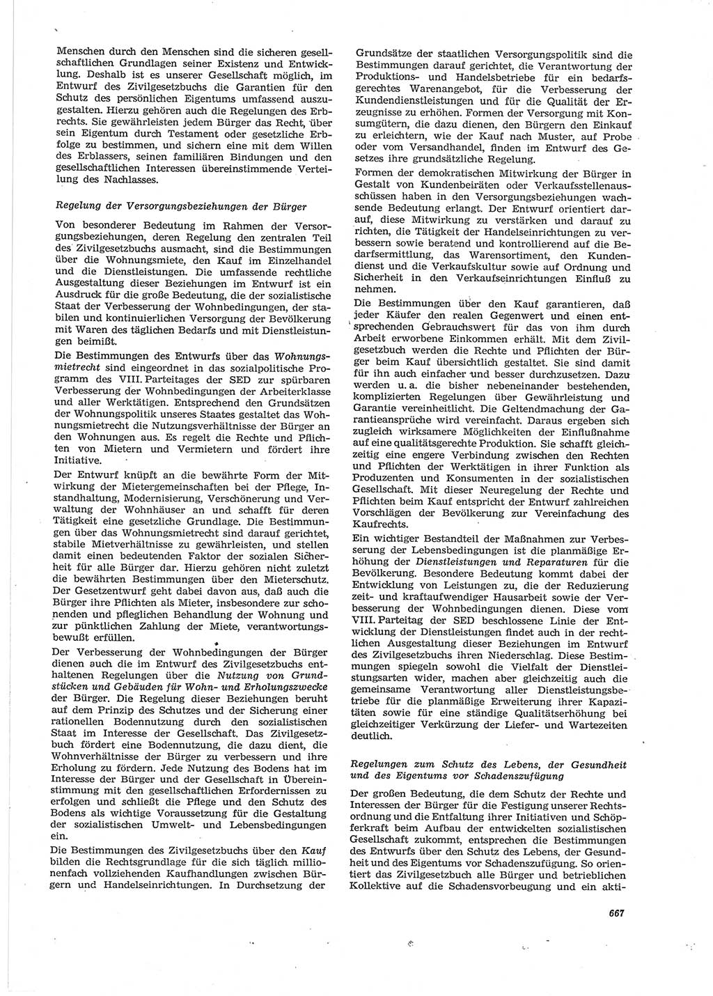 Neue Justiz (NJ), Zeitschrift für Recht und Rechtswissenschaft [Deutsche Demokratische Republik (DDR)], 28. Jahrgang 1974, Seite 667 (NJ DDR 1974, S. 667)
