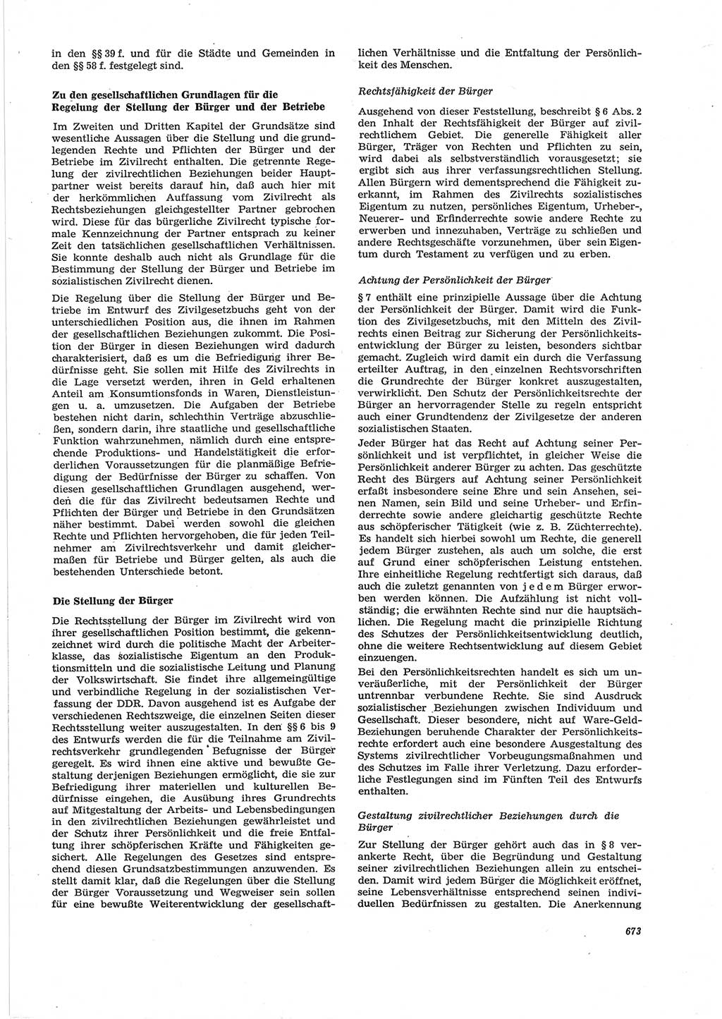 Neue Justiz (NJ), Zeitschrift für Recht und Rechtswissenschaft [Deutsche Demokratische Republik (DDR)], 28. Jahrgang 1974, Seite 673 (NJ DDR 1974, S. 673)