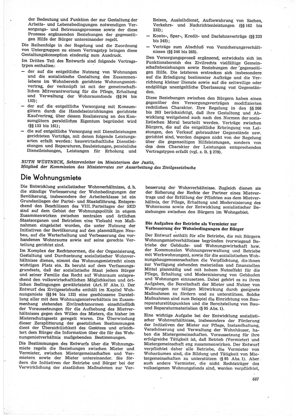 Neue Justiz (NJ), Zeitschrift für Recht und Rechtswissenschaft [Deutsche Demokratische Republik (DDR)], 28. Jahrgang 1974, Seite 687 (NJ DDR 1974, S. 687)