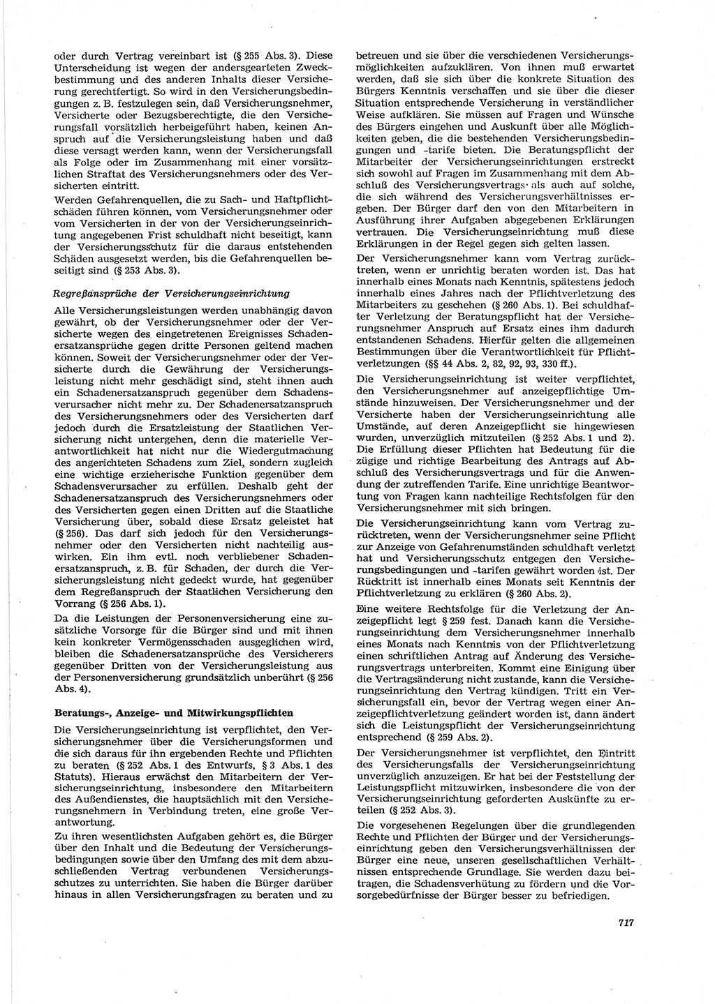 Neue Justiz (NJ), Zeitschrift für Recht und Rechtswissenschaft [Deutsche Demokratische Republik (DDR)], 28. Jahrgang 1974, Seite 717 (NJ DDR 1974, S. 717)