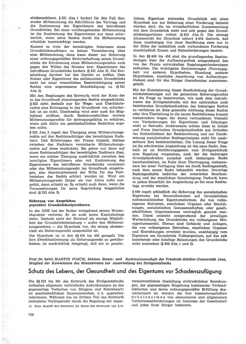 Neue Justiz (NJ), Zeitschrift für Recht und Rechtswissenschaft [Deutsche Demokratische Republik (DDR)], 28. Jahrgang 1974, Seite 726 (NJ DDR 1974, S. 726)