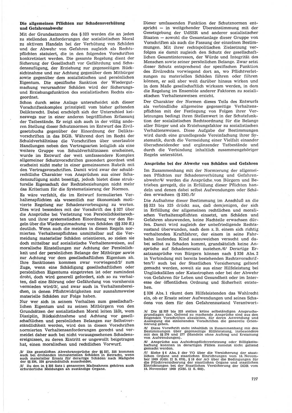 Neue Justiz (NJ), Zeitschrift für Recht und Rechtswissenschaft [Deutsche Demokratische Republik (DDR)], 28. Jahrgang 1974, Seite 727 (NJ DDR 1974, S. 727)