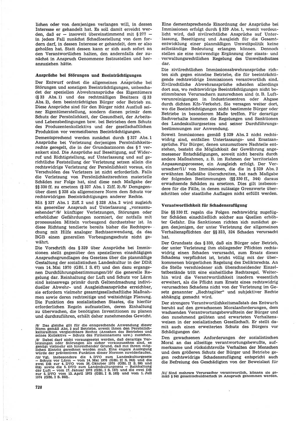 Neue Justiz (NJ), Zeitschrift für Recht und Rechtswissenschaft [Deutsche Demokratische Republik (DDR)], 28. Jahrgang 1974, Seite 728 (NJ DDR 1974, S. 728)