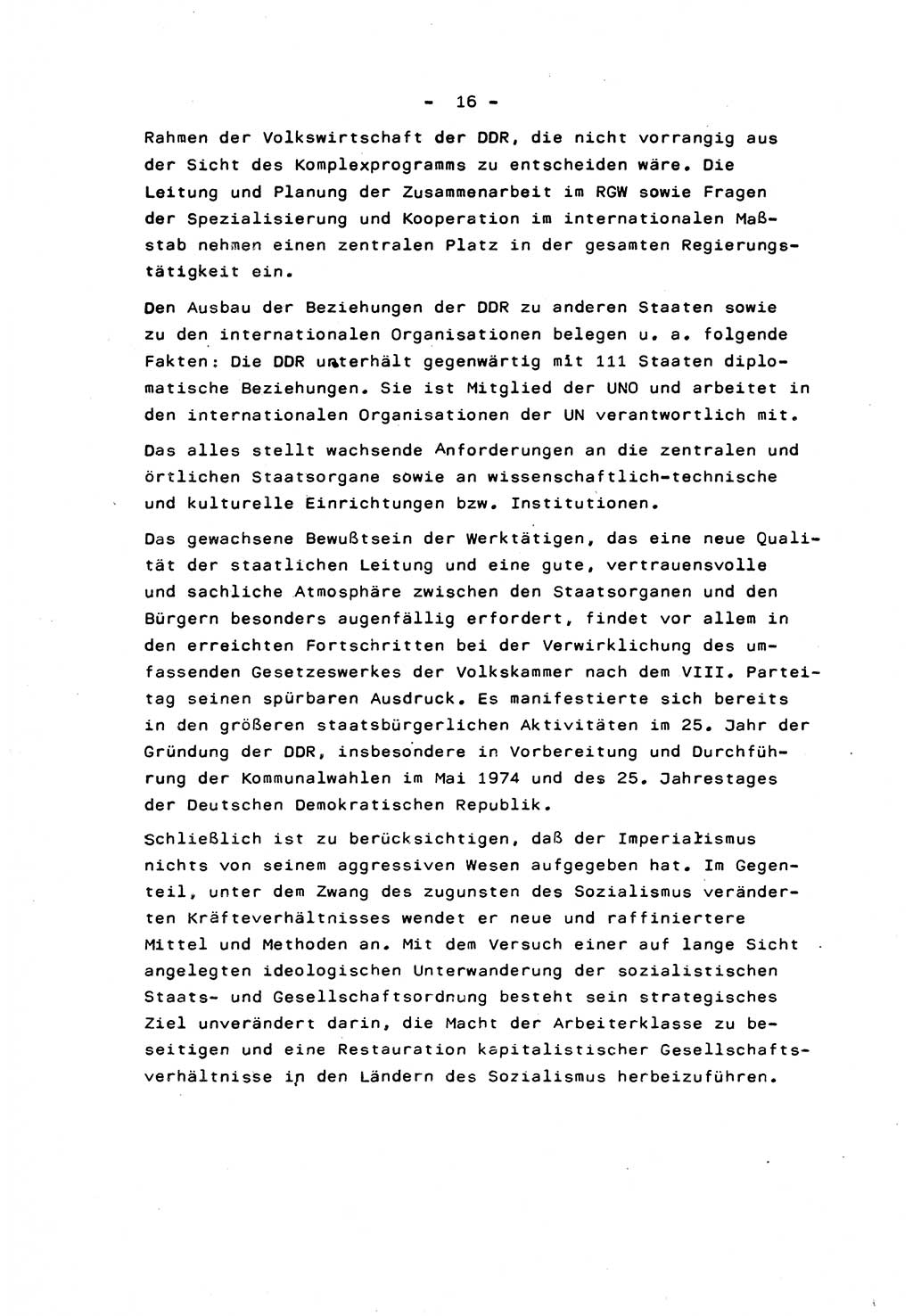 Marxistisch-leninistische Staats- und Rechtstheorie [Deutsche Demokratische Republik (DDR)] 1975, Seite 16 (ML St.-R.-Th. DDR 1975, S. 16)