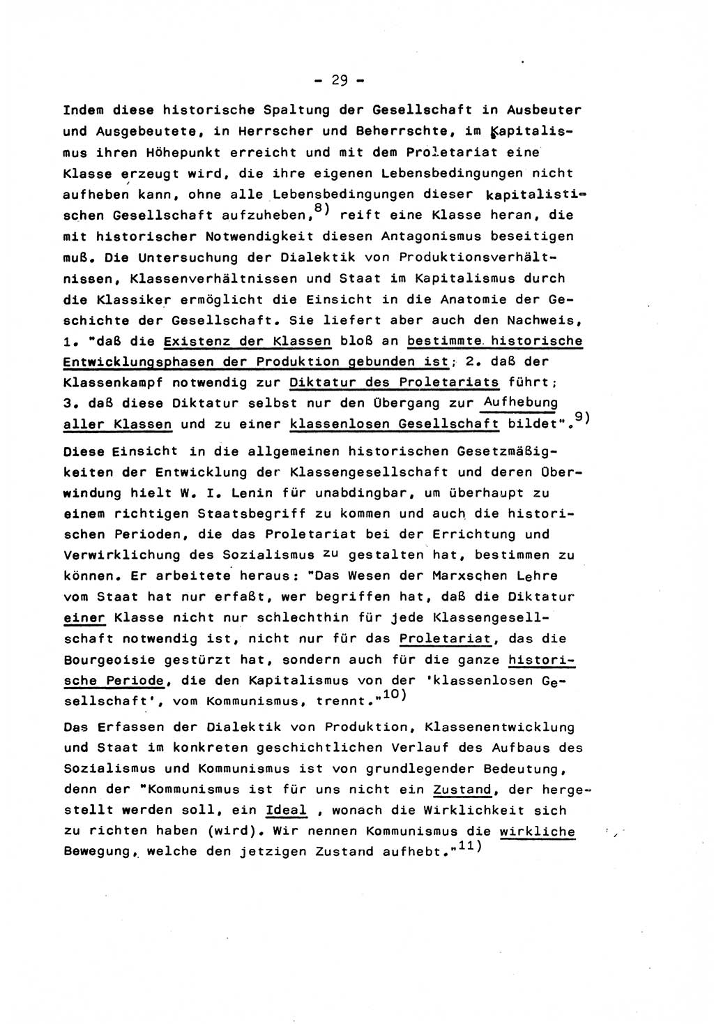 Marxistisch-leninistische Staats- und Rechtstheorie [Deutsche Demokratische Republik (DDR)] 1975, Seite 29 (ML St.-R.-Th. DDR 1975, S. 29)