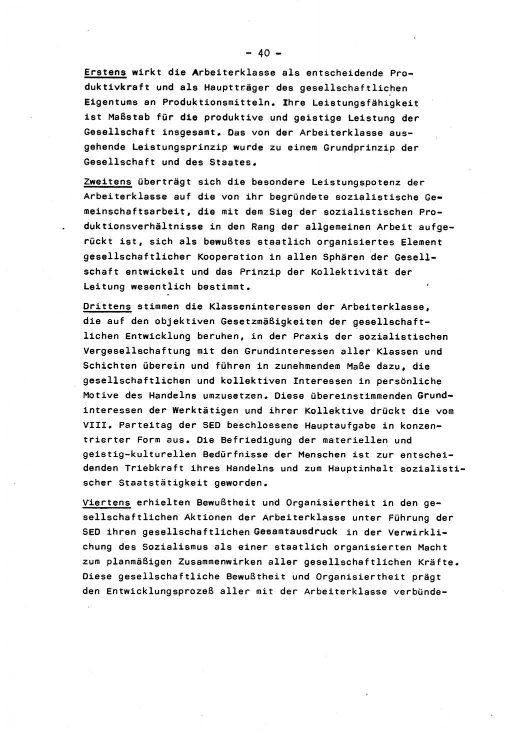 Marxistisch-leninistische Staats- und Rechtstheorie [Deutsche Demokratische Republik (DDR)] 1975, Seite 40 (ML St.-R.-Th. DDR 1975, S. 40)
