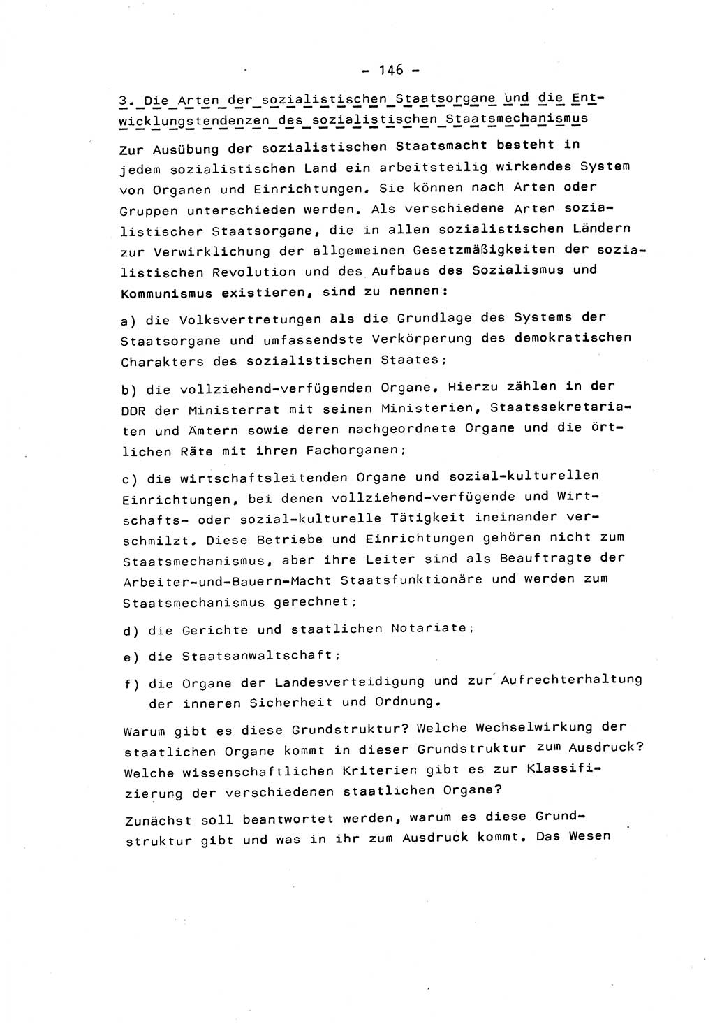 Marxistisch-leninistische Staats- und Rechtstheorie [Deutsche Demokratische Republik (DDR)] 1975, Seite 146 (ML St.-R.-Th. DDR 1975, S. 146)