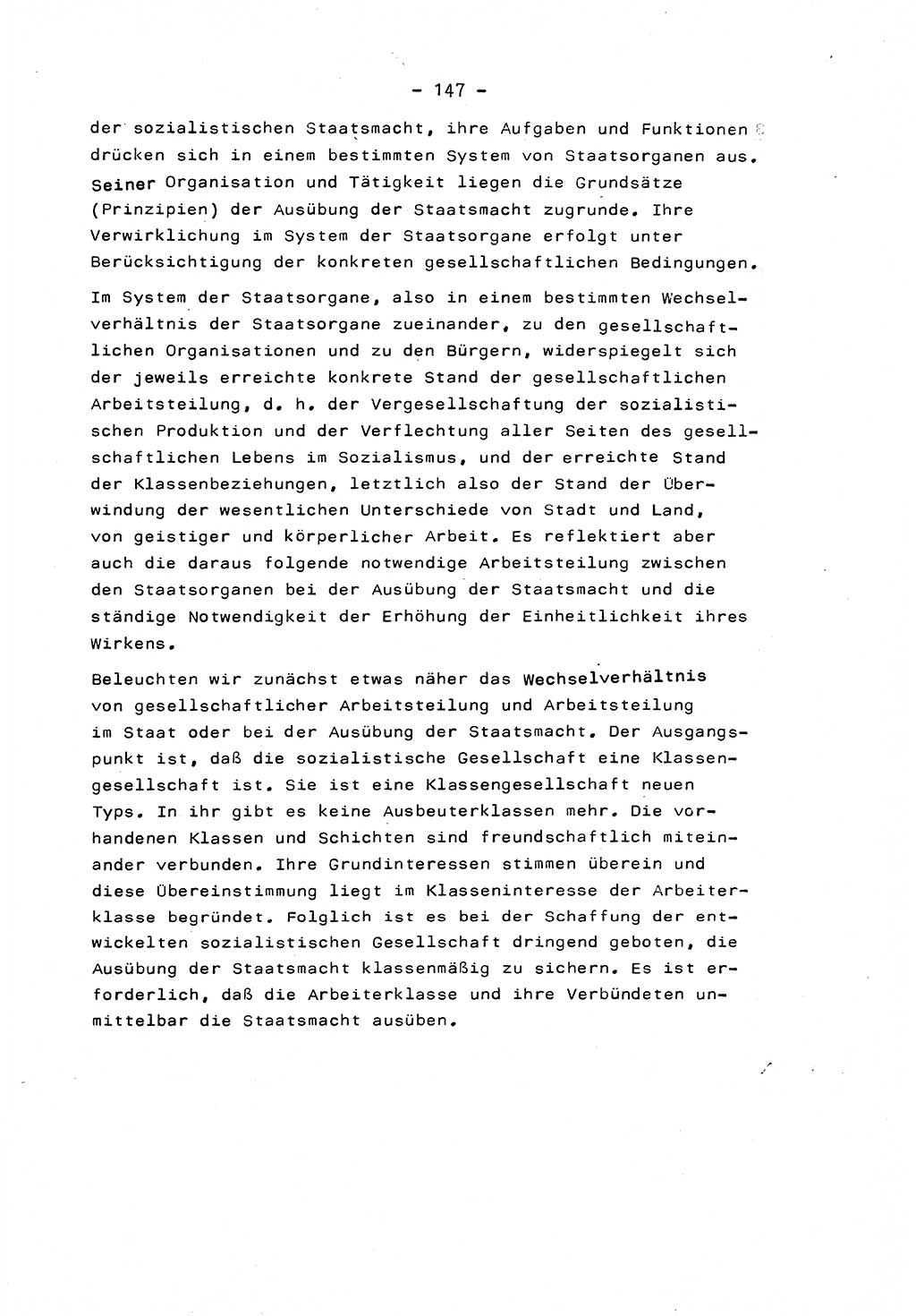 Marxistisch-leninistische Staats- und Rechtstheorie [Deutsche Demokratische Republik (DDR)] 1975, Seite 147 (ML St.-R.-Th. DDR 1975, S. 147)
