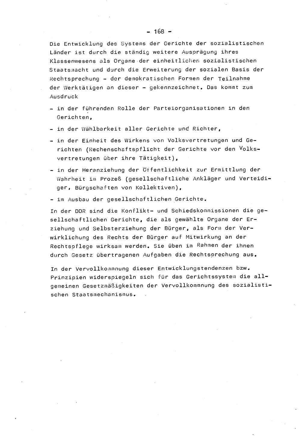 Marxistisch-leninistische Staats- und Rechtstheorie [Deutsche Demokratische Republik (DDR)] 1975, Seite 168 (ML St.-R.-Th. DDR 1975, S. 168)