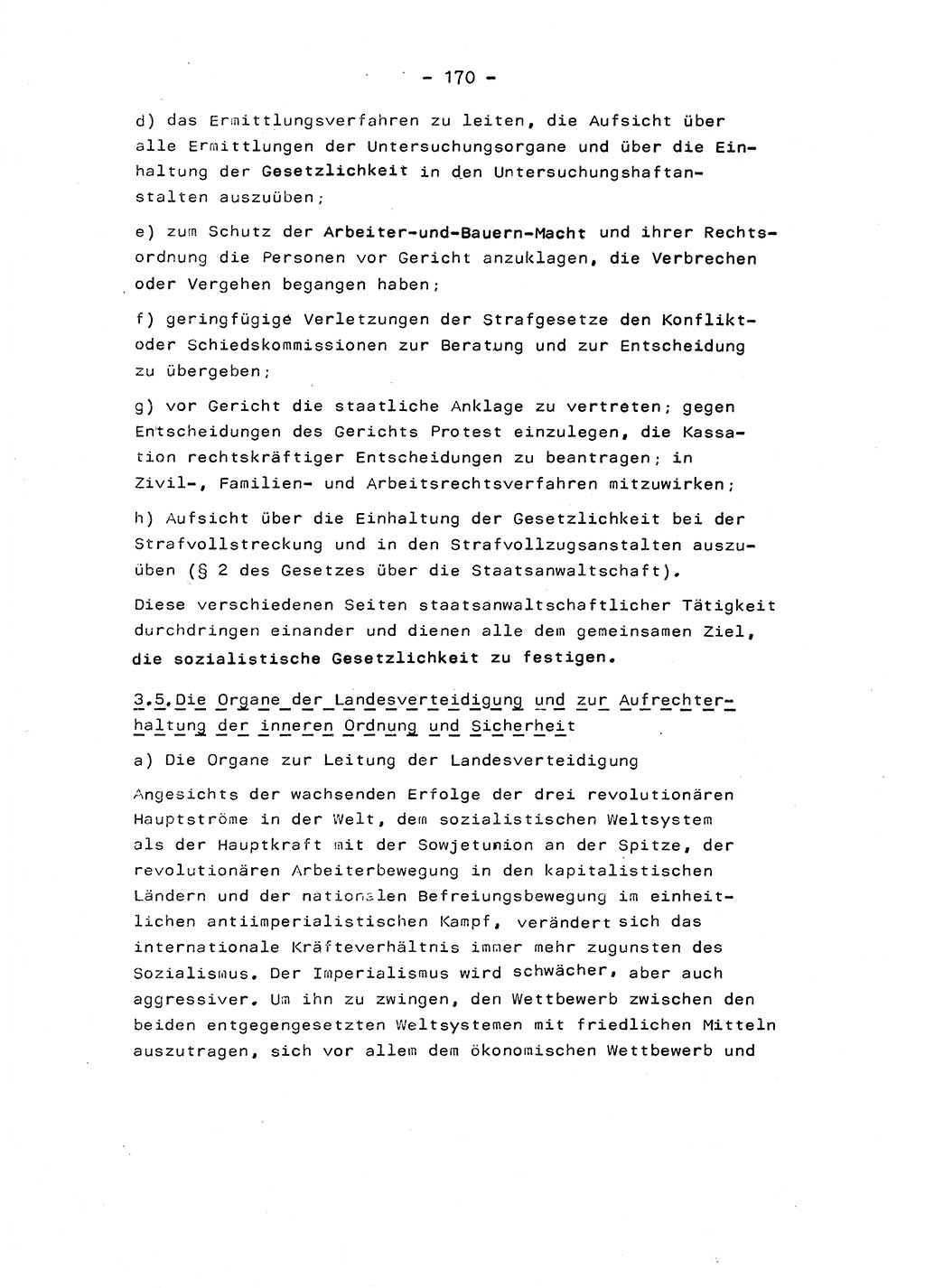 Marxistisch-leninistische Staats- und Rechtstheorie [Deutsche Demokratische Republik (DDR)] 1975, Seite 170 (ML St.-R.-Th. DDR 1975, S. 170)