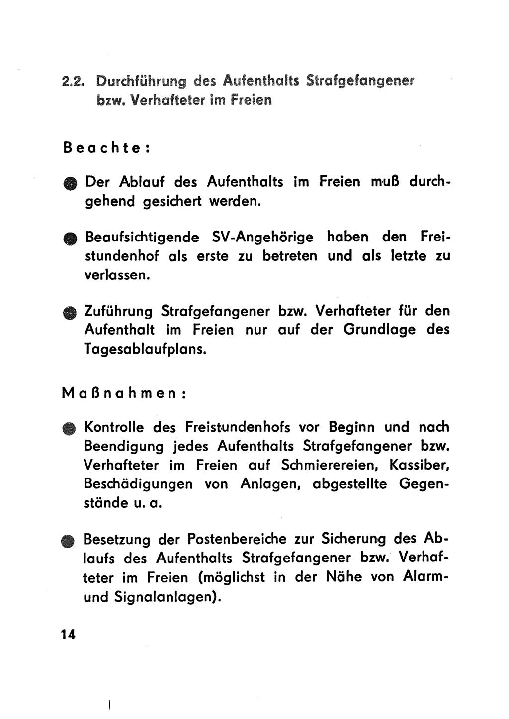 Merkbuch für SV-Angehörige [Strafvollzug (SV) Deutsche Demokratische Republik (DDR)] 1975, Seite 14 (SV-Angeh. DDR 1975, S. 14)