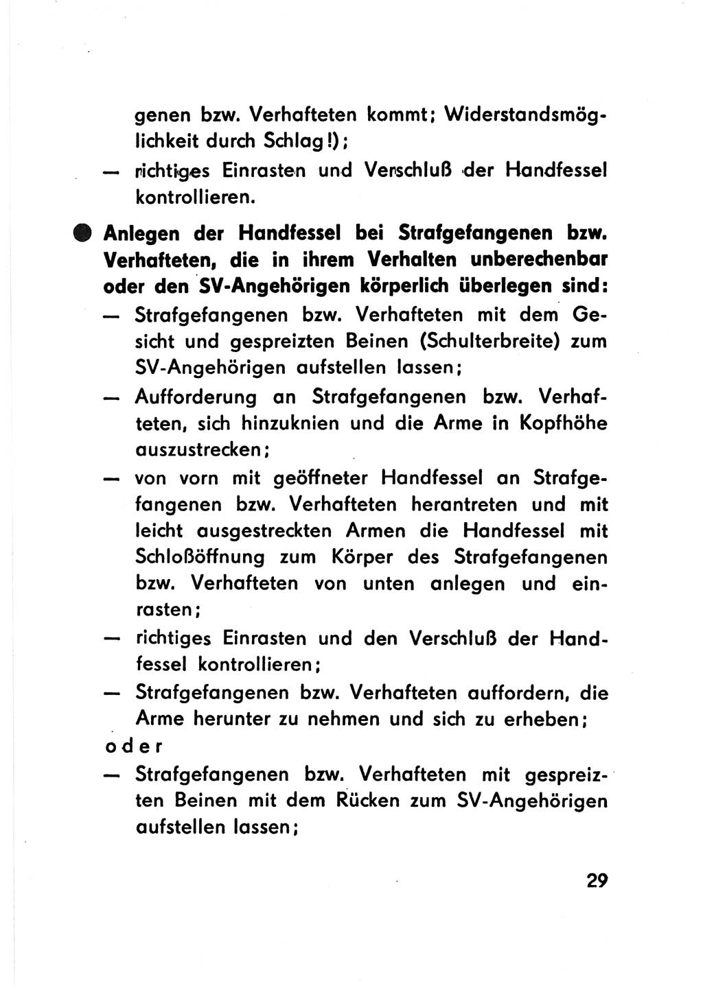 Merkbuch für SV-Angehörige [Strafvollzug (SV) Deutsche Demokratische Republik (DDR)] 1975, Seite 29 (SV-Angeh. DDR 1975, S. 29)